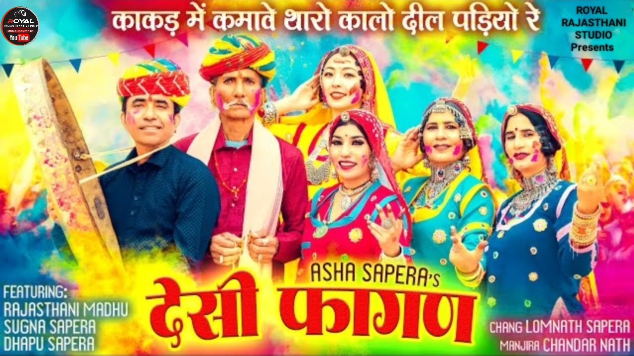 Dholiya Dhaliya Padiya Sleep Kisne Aave || ROYAL RAJASTHANI STUDIO #holisong #desifagan
