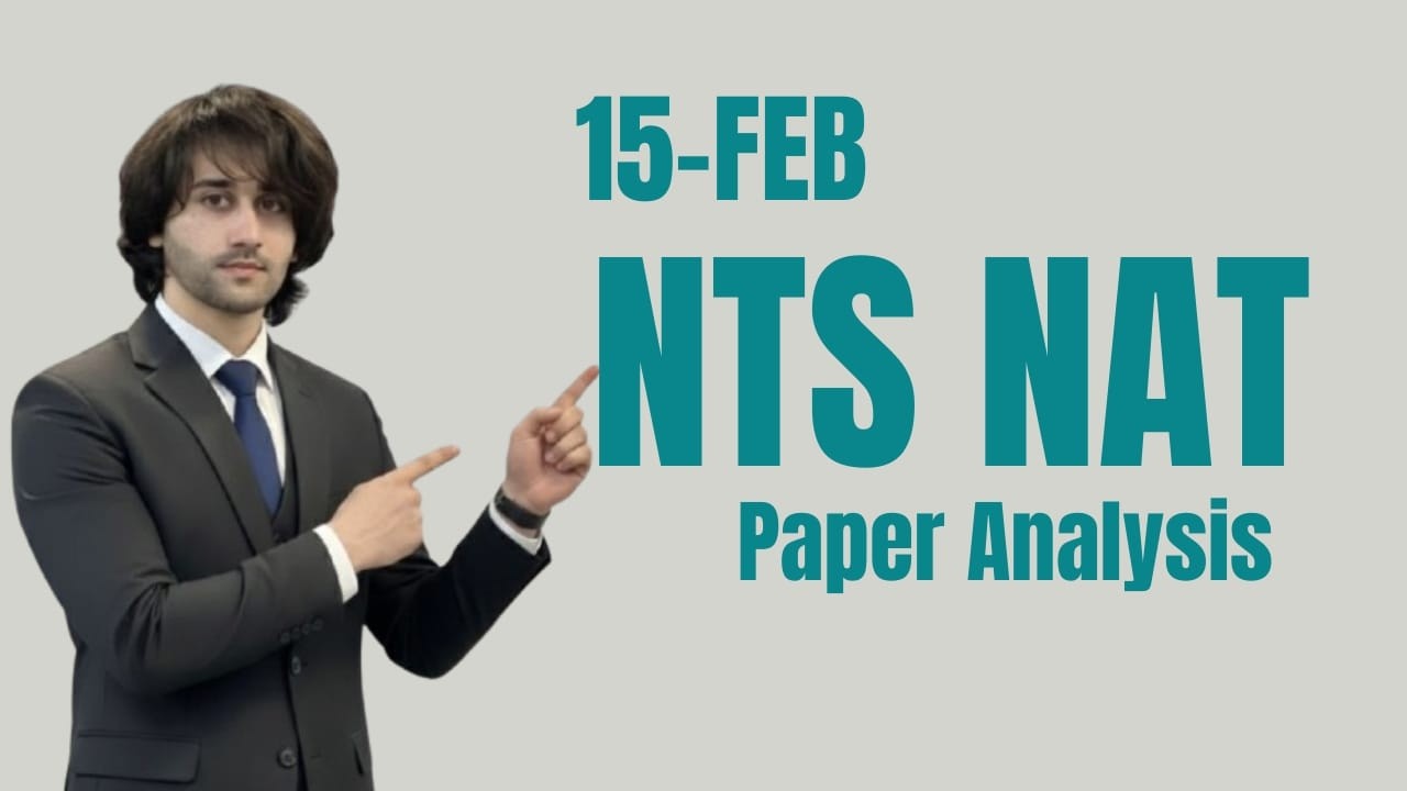 NTS NAT February 2026 Paper Solution I NTS NAT 2 2026 Test Solution I NTS NAT Past Papers I NAT Test