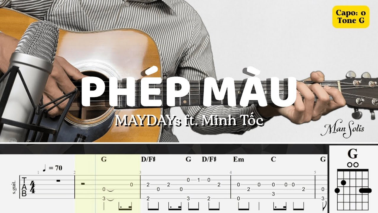 Phép Màu (Đàn Cá Gỗ OST) - Mounter x MAYDAYs, Minh Tốc | Fingerstyle Guitar | TAB + Lyrics + Chord