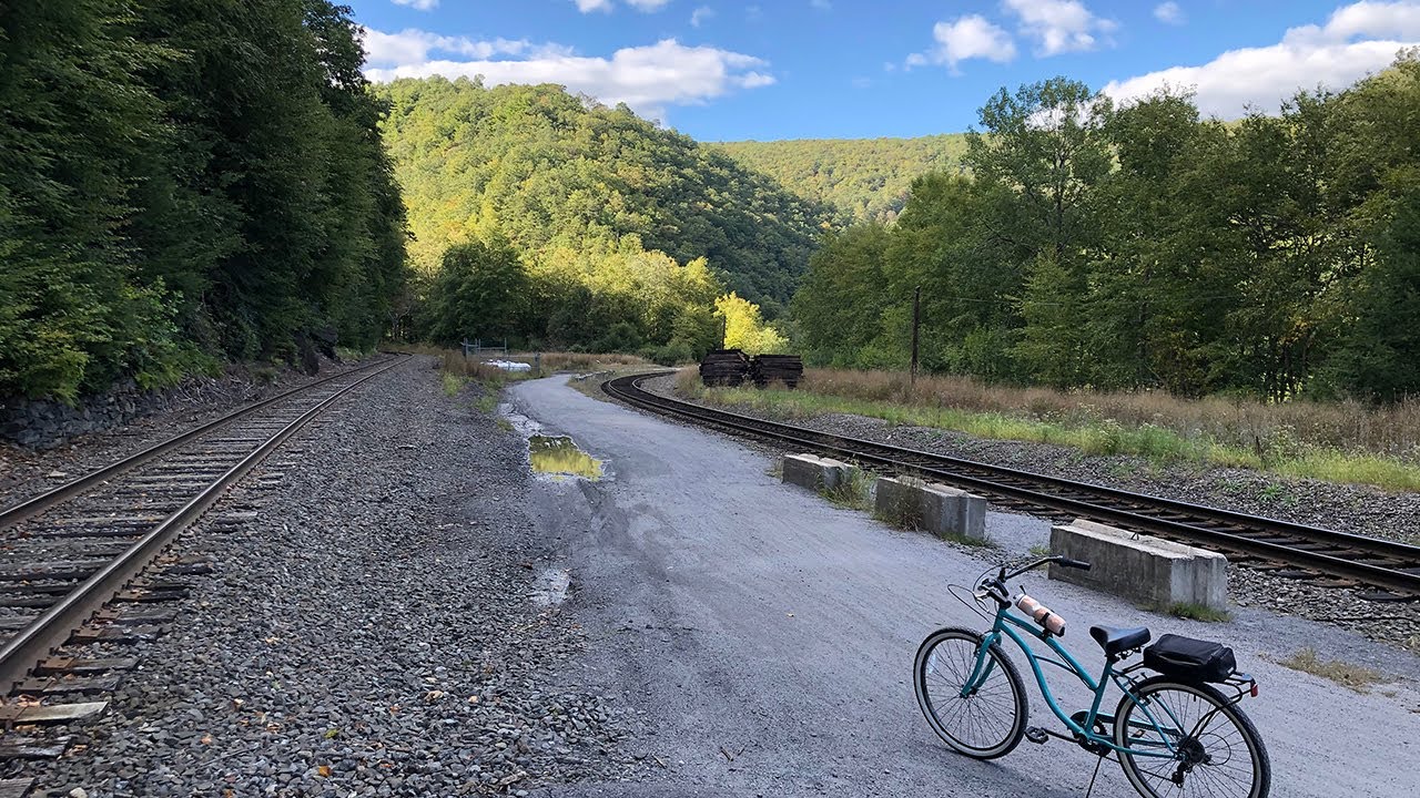 Biking through Penn Haven Junction