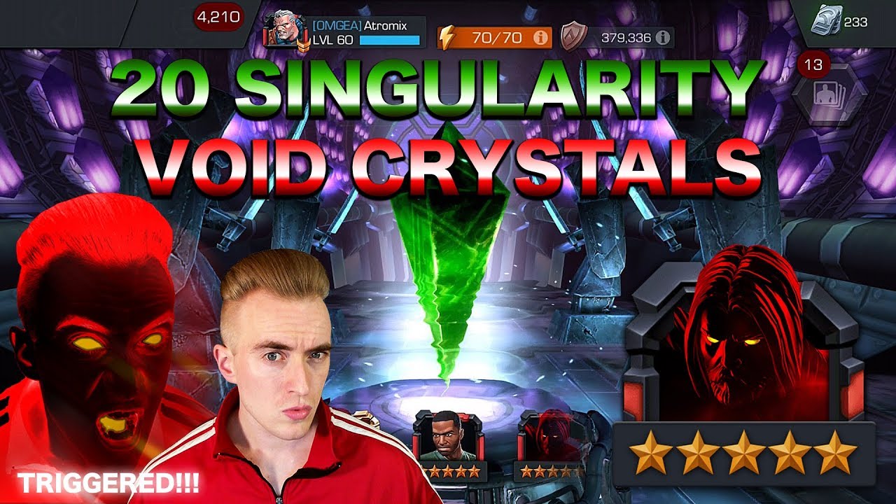20x Singularity Void Crystals [6,000 Units!!!] | Marvel: Contest of Champions