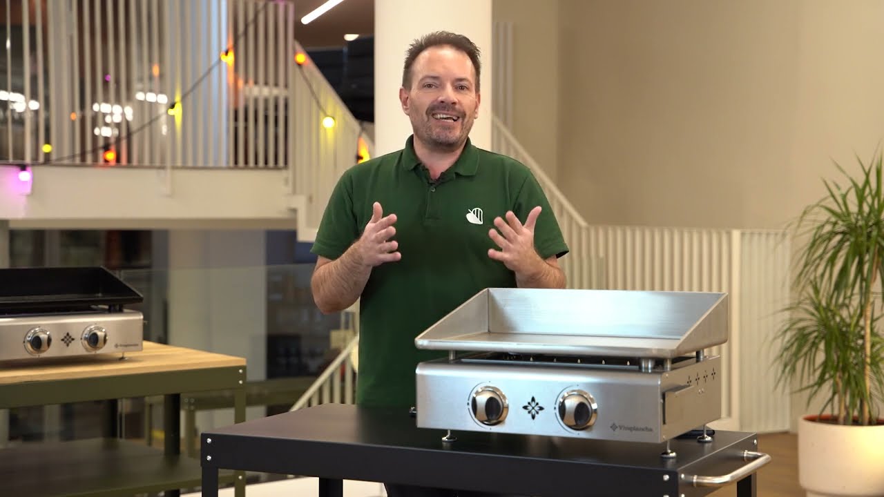 VIVAPLANCHA FLAMENCO Inox 2 feux | Plancha gaz | Le test Gardenparty.com