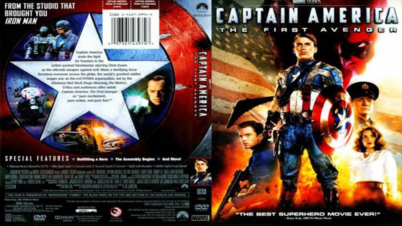 Opening Captain America: The first Avenger (2011) DVD