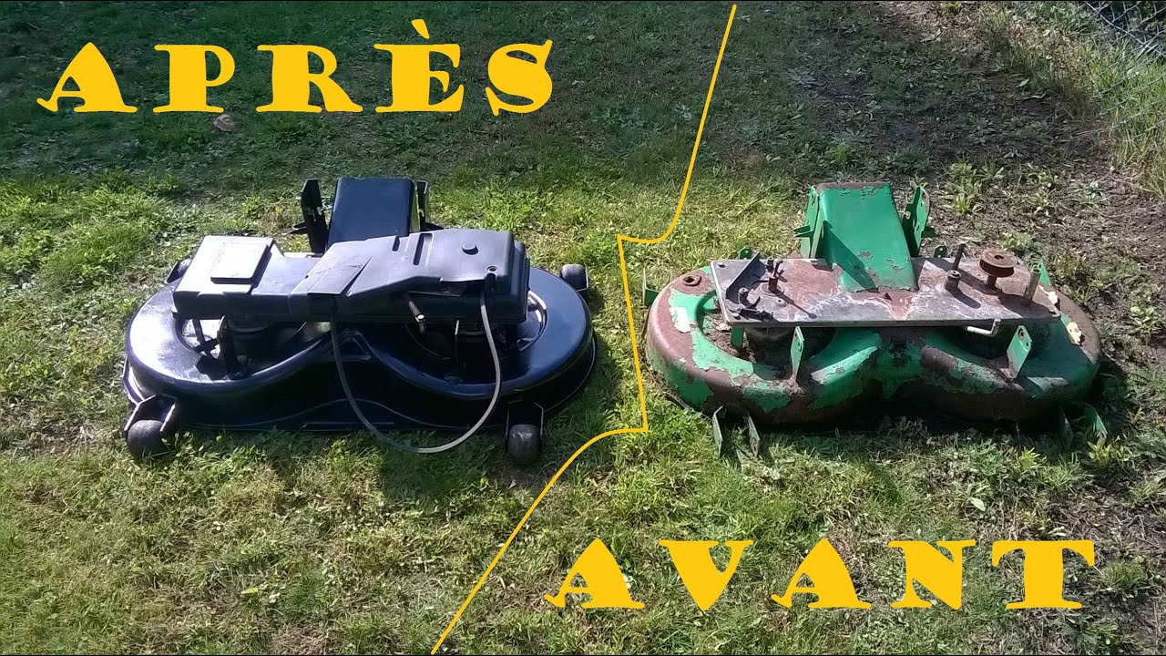 •Restauration du plateau de coupe du John Deere !