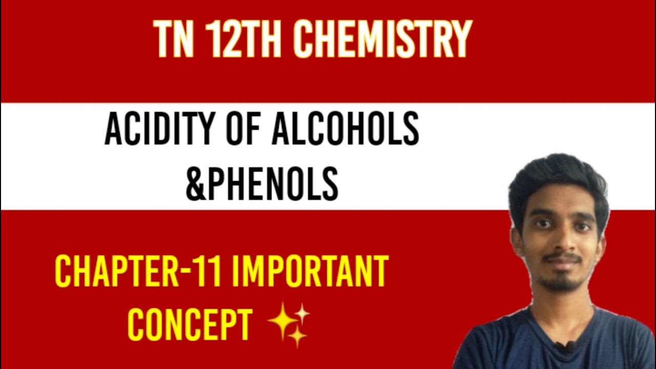 Acidity of Alcohols & Phenols in one shot 🔥|Hydroxy Compounds and Ethers Class12