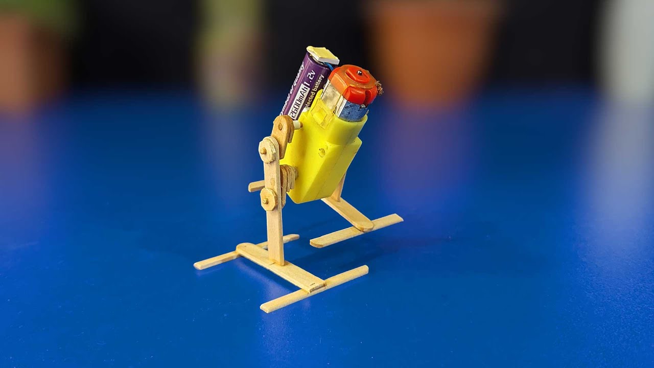 Amazing walking robot projects with popsicle sticks