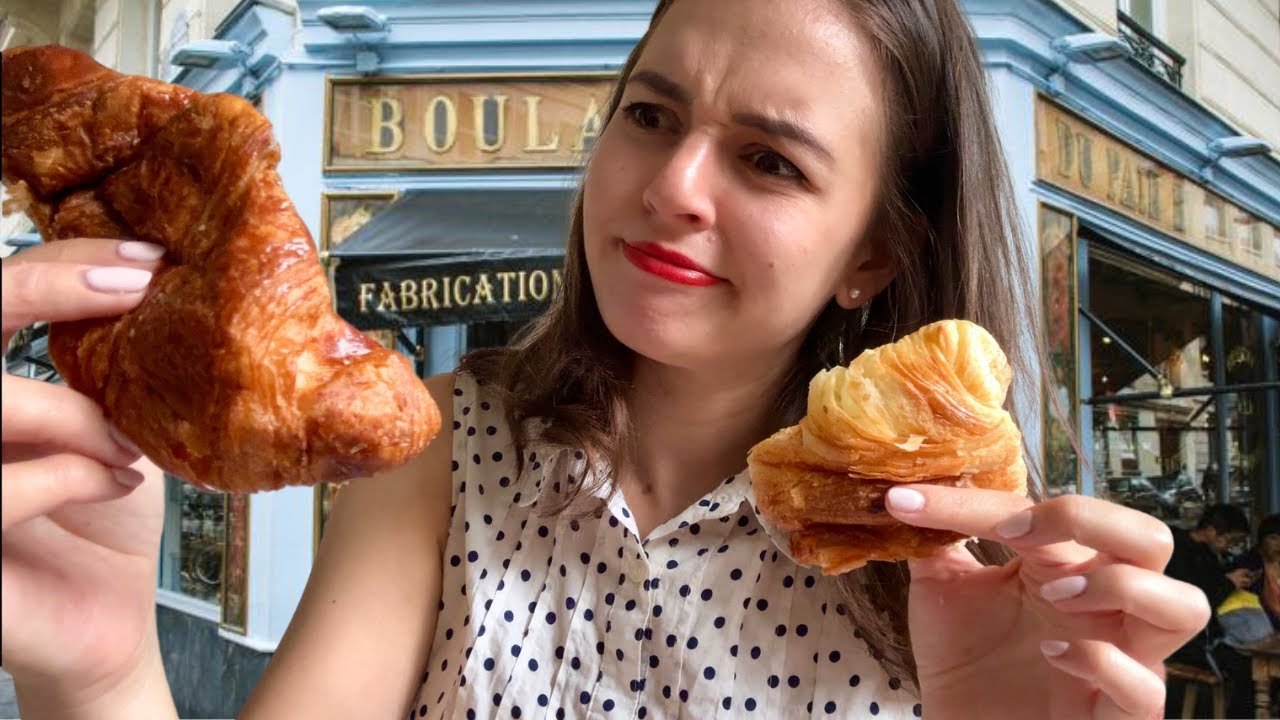 A Day in Paris' Best Bakeries trying Croissants (worst to best!)
