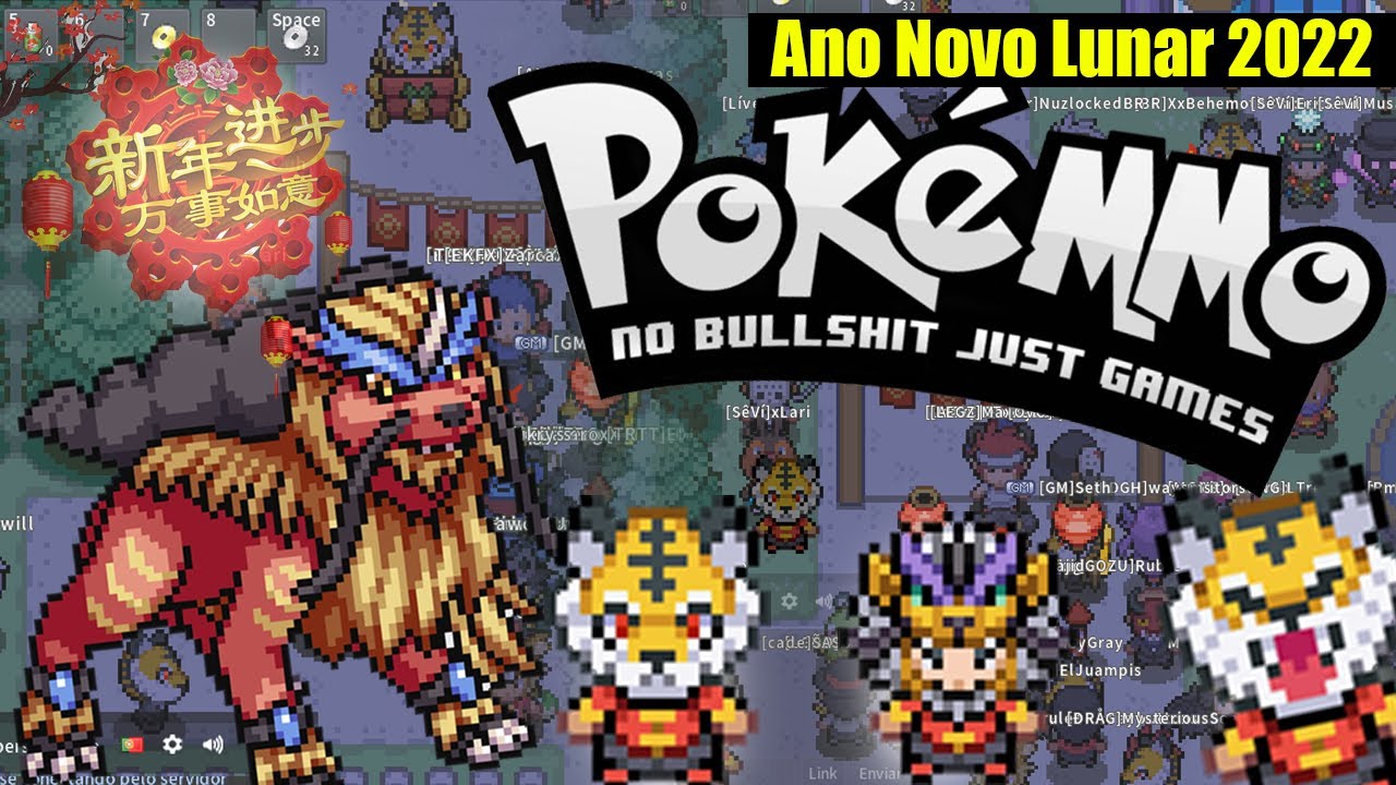 Evento Ano Novo Lunar de Pok&eacute;MMO 2022 !!! Trigr&atilde;o vem!