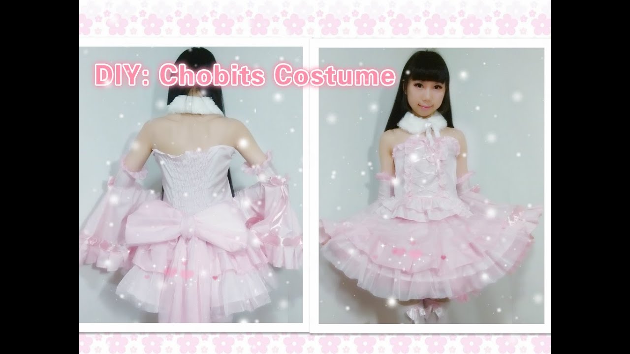 DIY Anime inspired Kawaii outfits-How to make Chobits Chii costume/dress