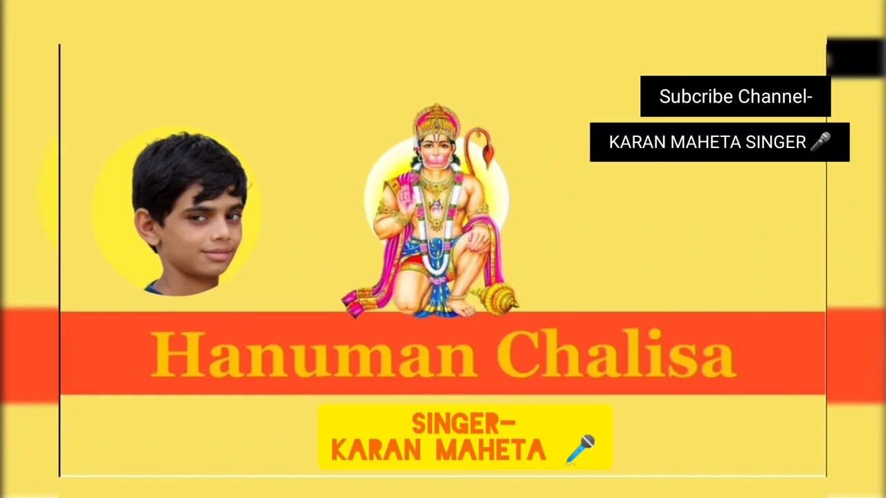 Hanuman Chalisa.. 🙏 KARAN MAHETA SINGER... 🎤   #singer #hanumanchalisa #karan_maheta#trending