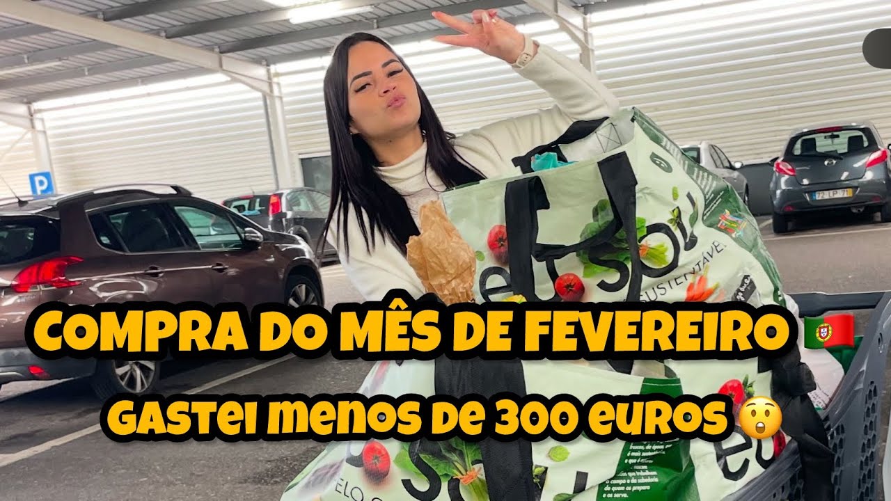 COMPRA DO MÊS PARA UMA FAMÍLIA DE 4 PESSOAS 🇵🇹