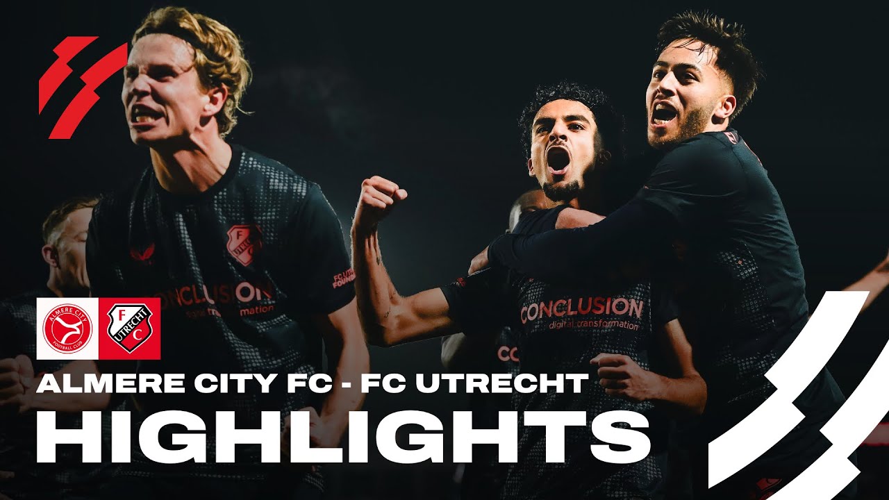 FC Utrecht pakt DRIEPUNTER tegen Almere City FC! 👏 | HIGHLIGHTS