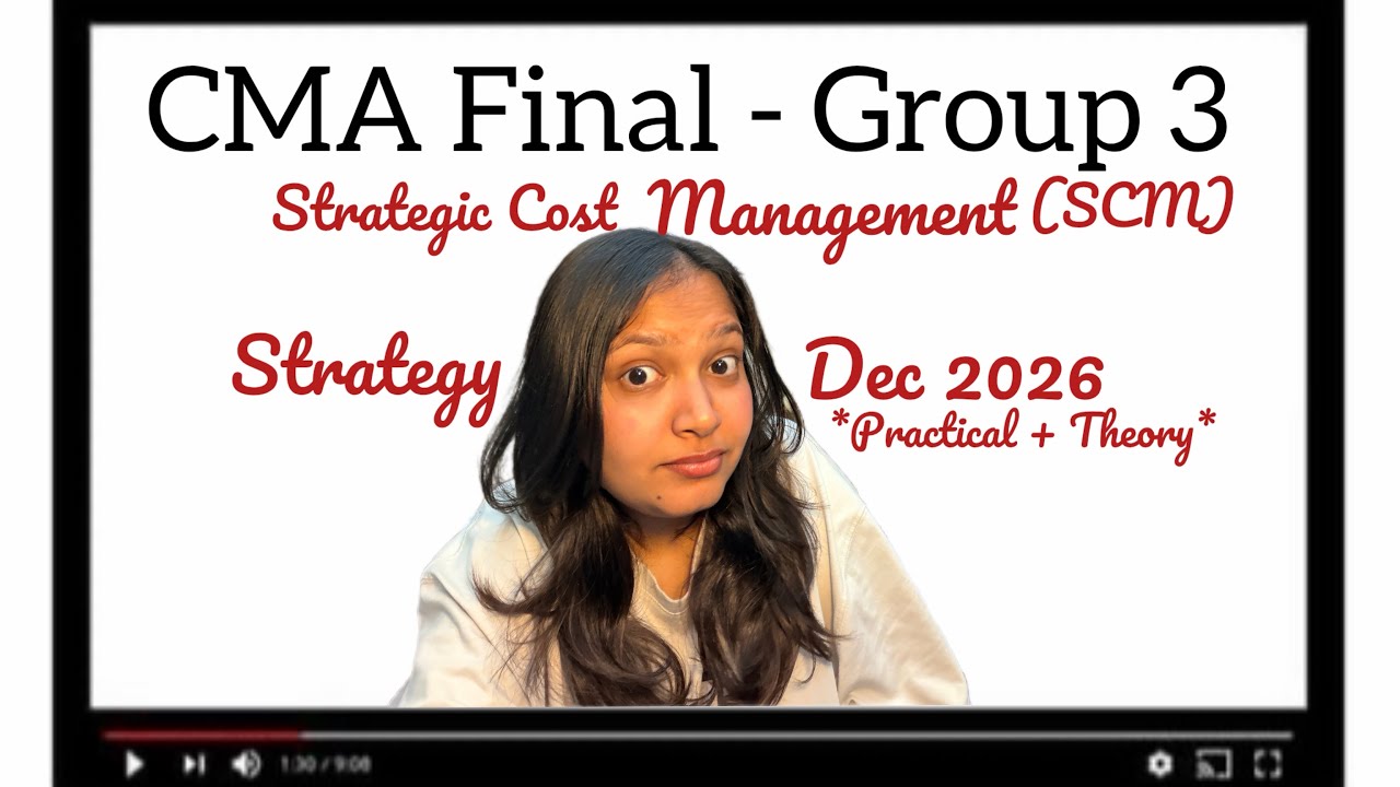 CMA Final SCM Strategy: How I Studied + Mistakes I Made So You Don&rsquo;t for Dec 2026