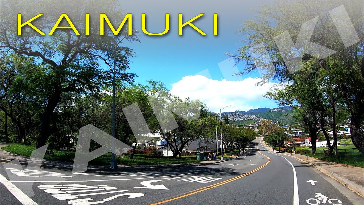 Kaimuki Neighborhood Drive | Honolulu, Oahu 🌈 Hawaii 4K Driving