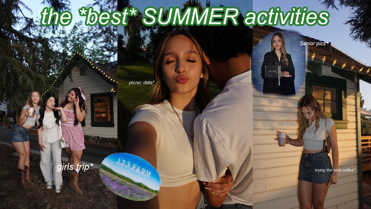 an eventful *SUMMER* vlog | picnic date + the lavender festival + senior  pics