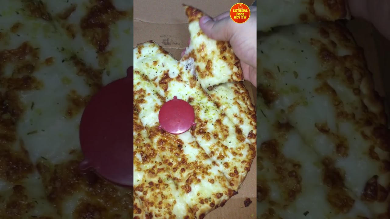 Papa Johns Cheese sticks pizza #shorts #pizza  #extremefoodreview Extreme Food Review