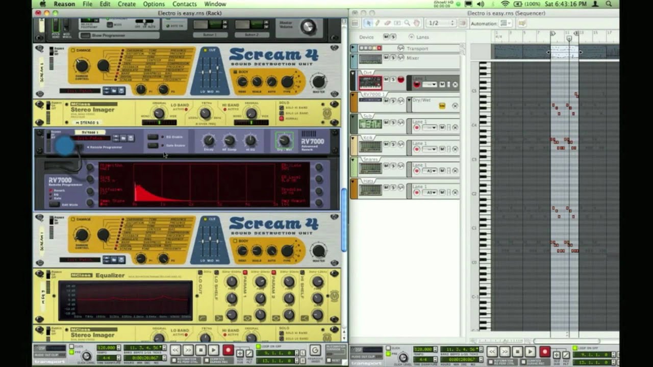 How to make: Skrillex/Boyz Noize Bass in Reason 4.0 (TUTORIAL!)
