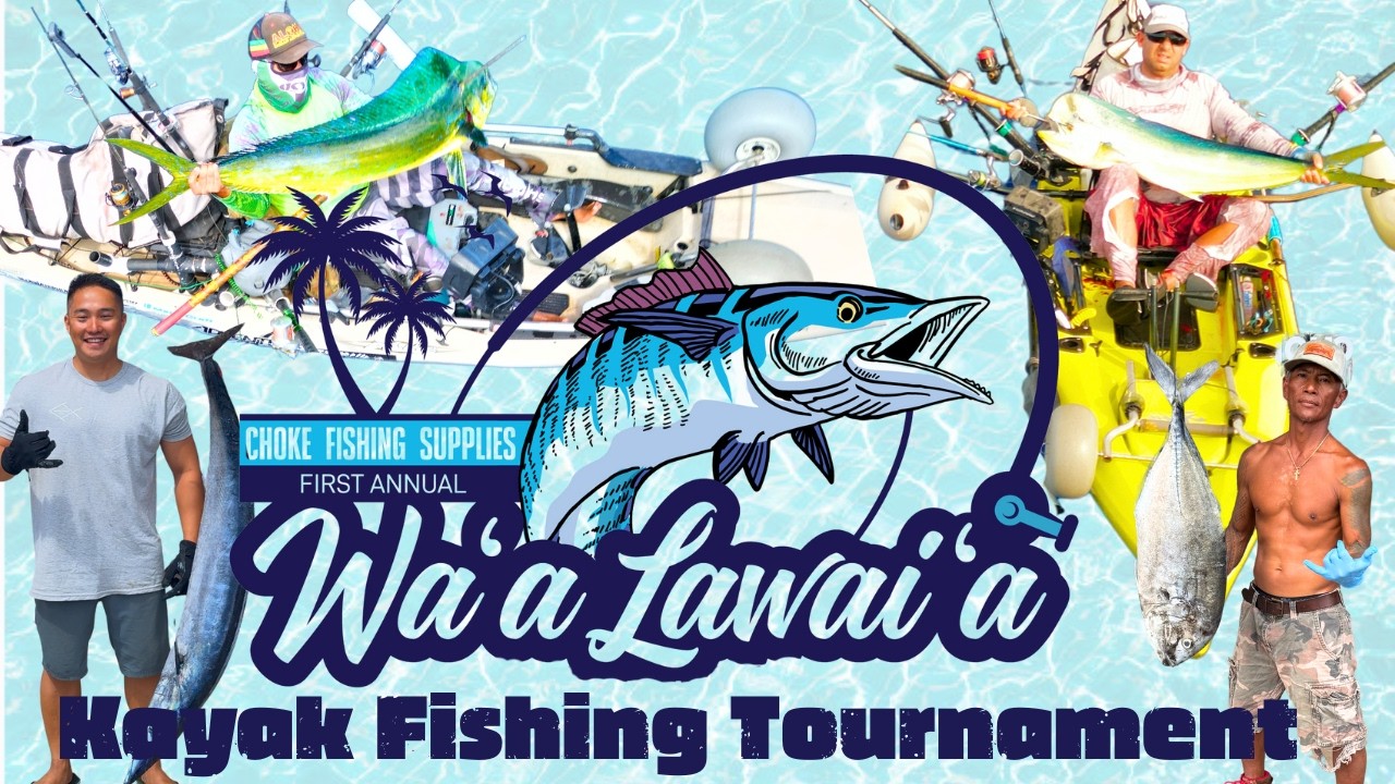 Offshore Kayak Fishing Tournament in Maui Hawaii! Extreme Ocean Conditions, Monster Fish & Whales!