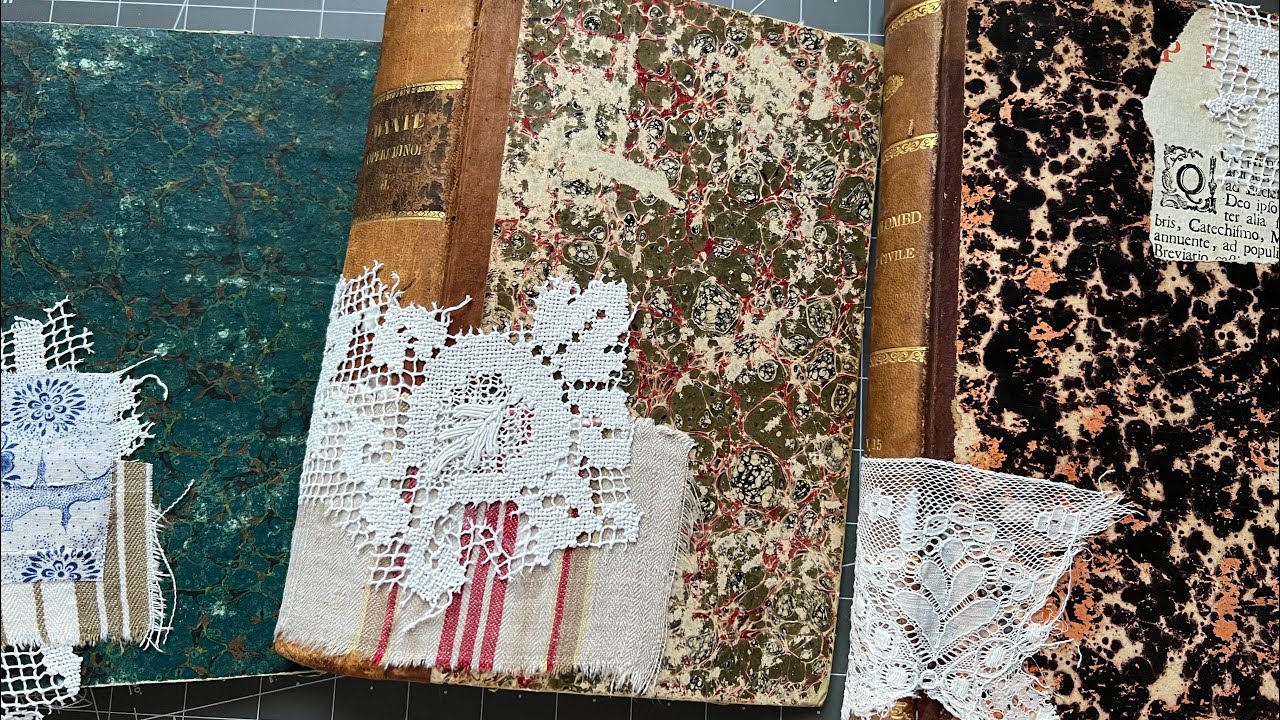 TUTORIAL | LARGER BOOK Choosing pages, sewing in the signatures and hidden spine | Part 4