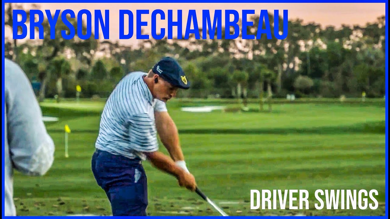 Bryson DeChambeau Range Session | Driver Swings Only