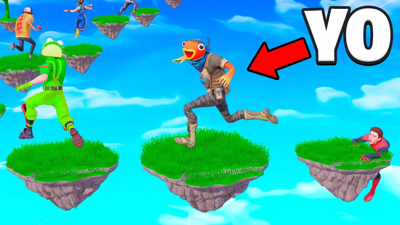 Me INFILTRÉ en el PARKOUR MÁS GRANDE de Fortnite!