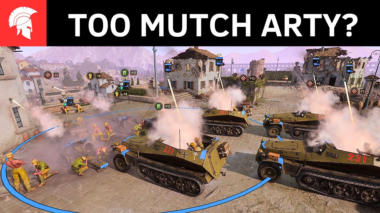 Company of Heroes 3 | TOO MUTCH ARTY? | Afrikakorps Gameplay | 2vs2 Multiplayer | No Commentary