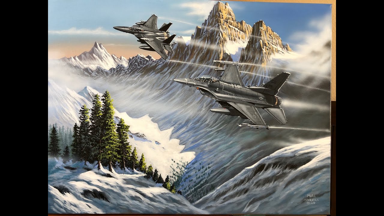 #16 How to Paint Morning Training Exercises | Acrylic Painting Tutorial | Marc Harvill Art