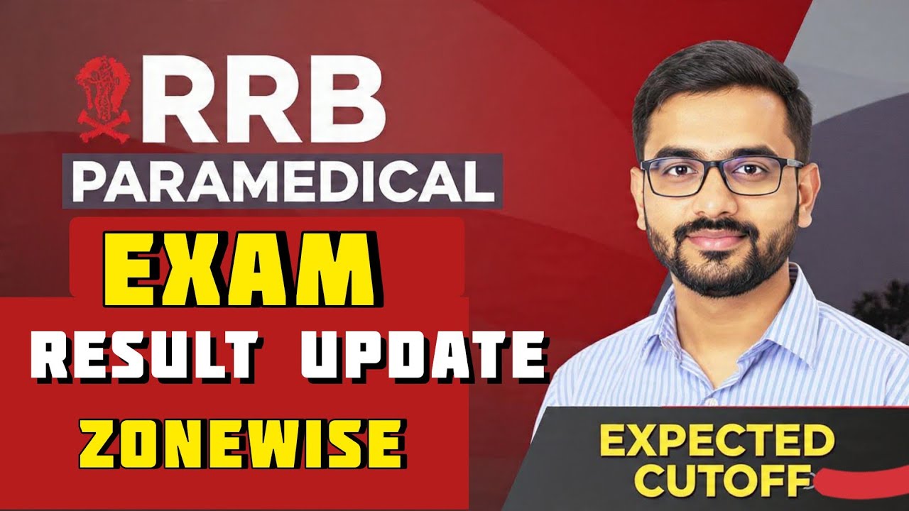 RRB Paramedical 2026 📢 Result Update 🎯 Zonewise Expected Cutoff 🔴 Nursing Superintendent ✅ Cut-off 