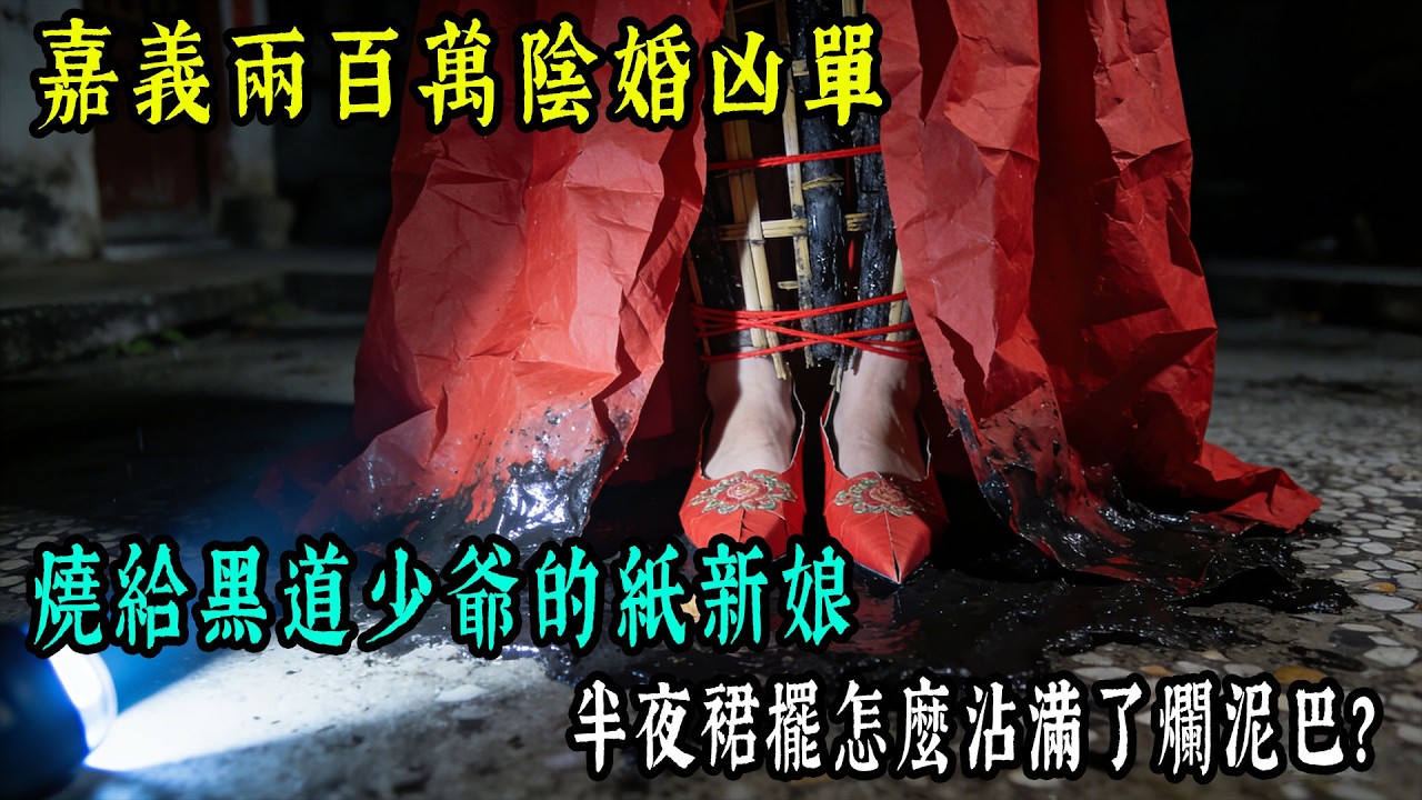 【老王故事會】嘉義兩百萬陰婚凶單：燒給黑道少爺的紙新娘，半夜裙擺怎麼沾滿了爛泥巴？#原創 #情感 #民間故事 #真實故事 #中老年生活 #台灣