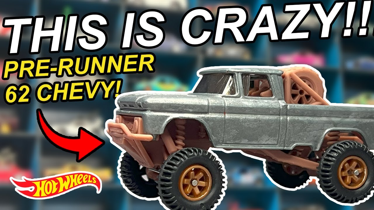 How I made my 62 Chevy into a PRERUNNER! | Hot Wheels