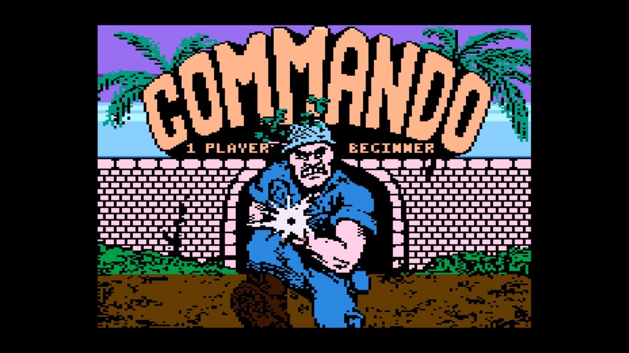 Commando (Atari XL/XE) Gameplay/Review