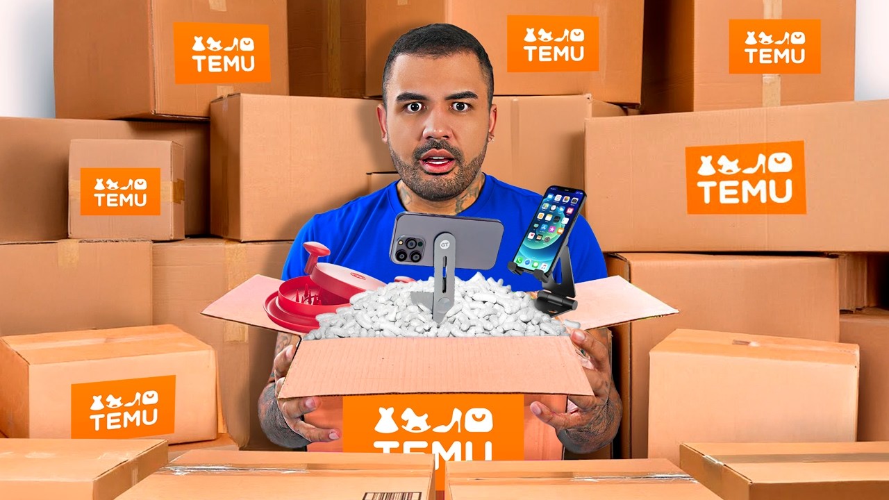 COMPREI PRODUTOS DA TEMU! E TORCI O NARIZ!
