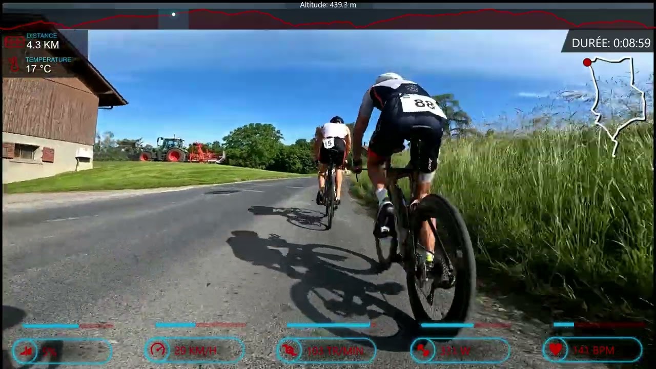 Préverenges Triathlon 2024 - Sprint Distance - Bike Course