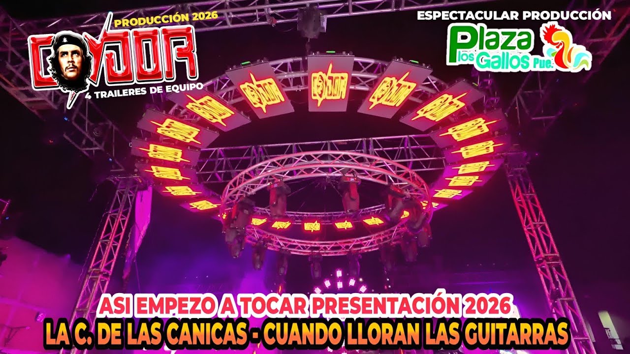 🎥ASI REGRESO Y EMPEZO A TOCAR SONIDO CONDOR PRESENTACIÓN C LAS GUITARRAS LLORAN PLAZA LOS GALLOS 26