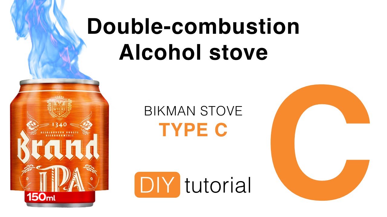 Double combustion alcohol stove - Bikman Stove Type C