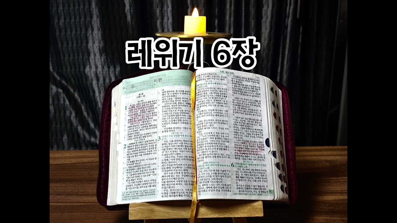 매일성경. 레위기 6장