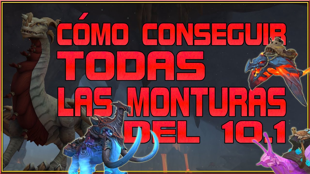 💥🔥 CÓMO CONSEGUIR TODAS las MONTURAS del 10.1 de DRAGONFLIGHT 🔥💥