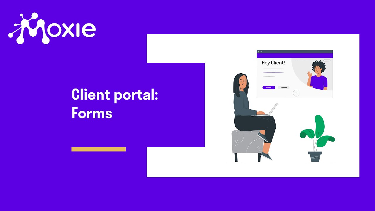 Using forms in client portal