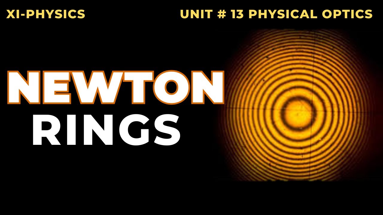 Class 11 Physics - Newton Rings - Unit 13 Physical Optics