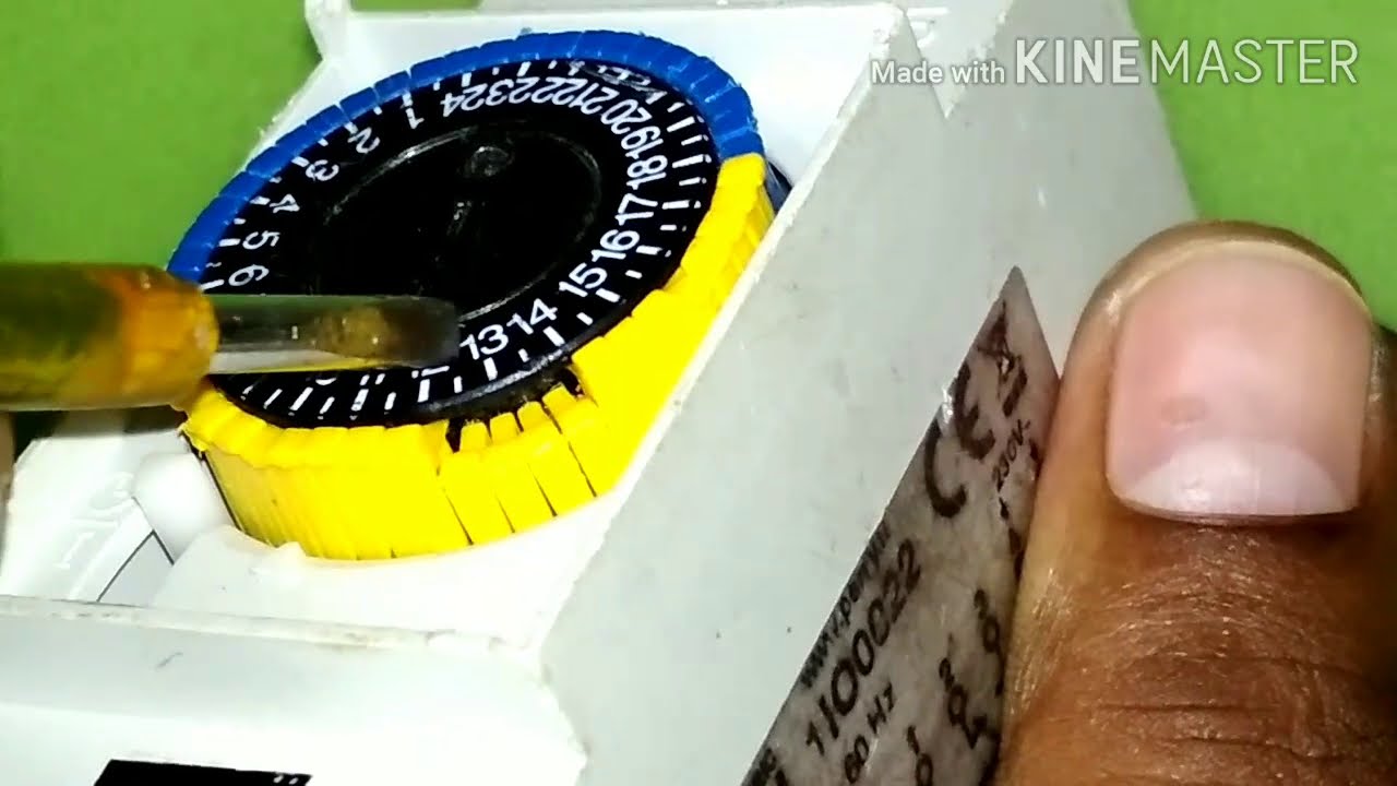 Electrical control panel timer sitting!! Swimming pool light and motor timer setting (Hindi)
