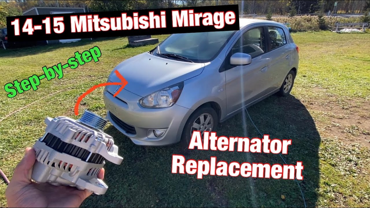 14-15 Mitsubishi Mirage alternator replacement.