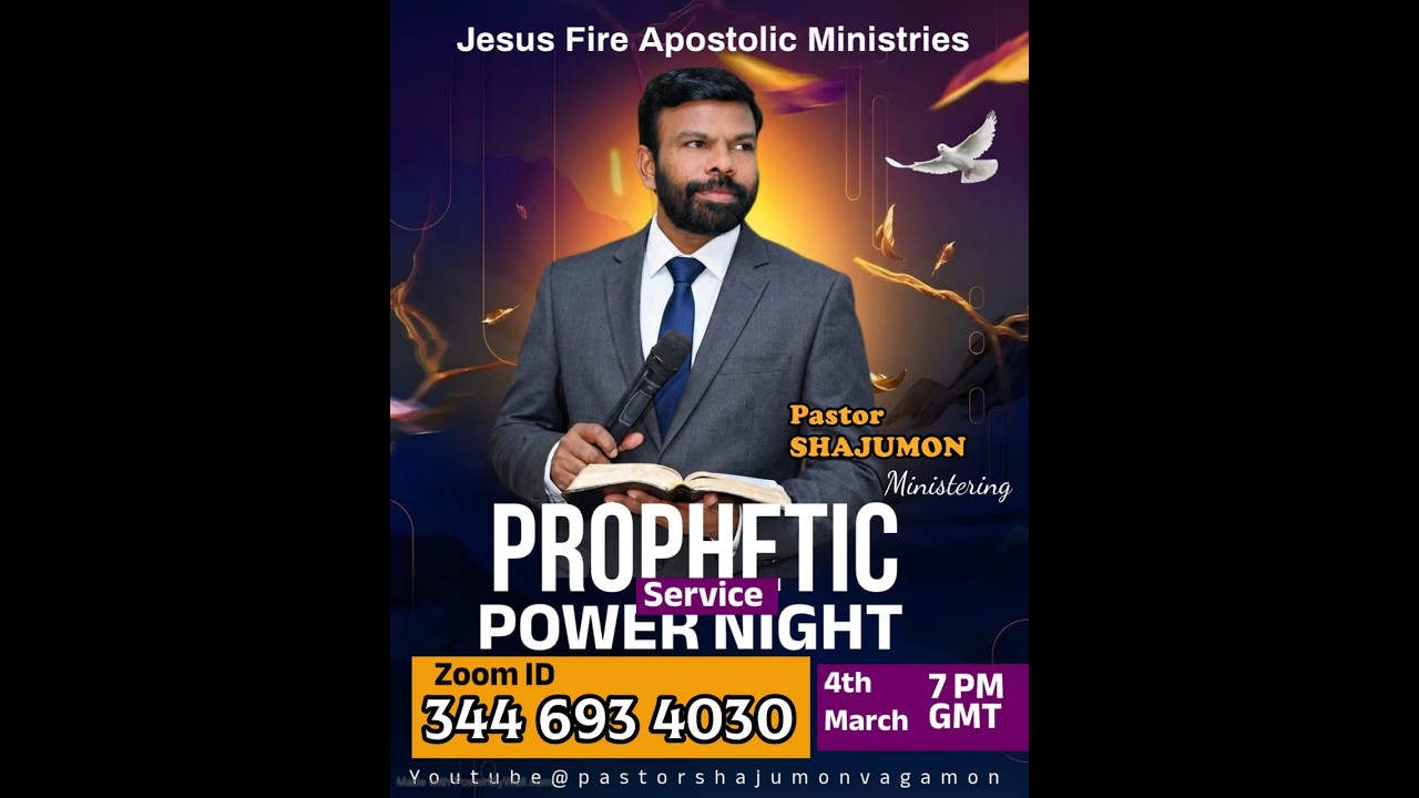 🔴Pr.Shajumon.R • Word for Today • Jesus Fire Apostolic Ministries • February 2025