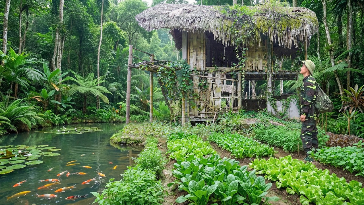 The Journey Of A Young Soldier: Rebuilding an Old House and Creating a Sustainable Farm [Full Video]