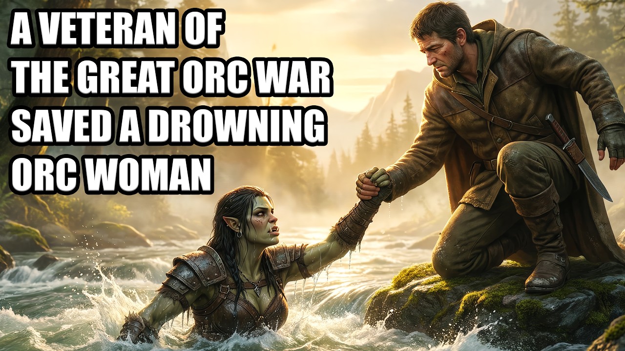 A Veteran of The Great Orc War saved a drowning Orc Woman&mdash;despite years of hatred between theirkinds