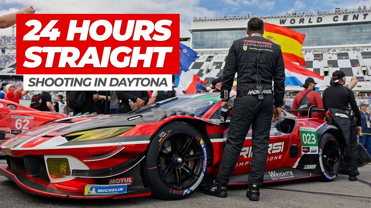 Shooting for 24 hours NON-STOP at the Daytona Rolex 24 [VLOG]