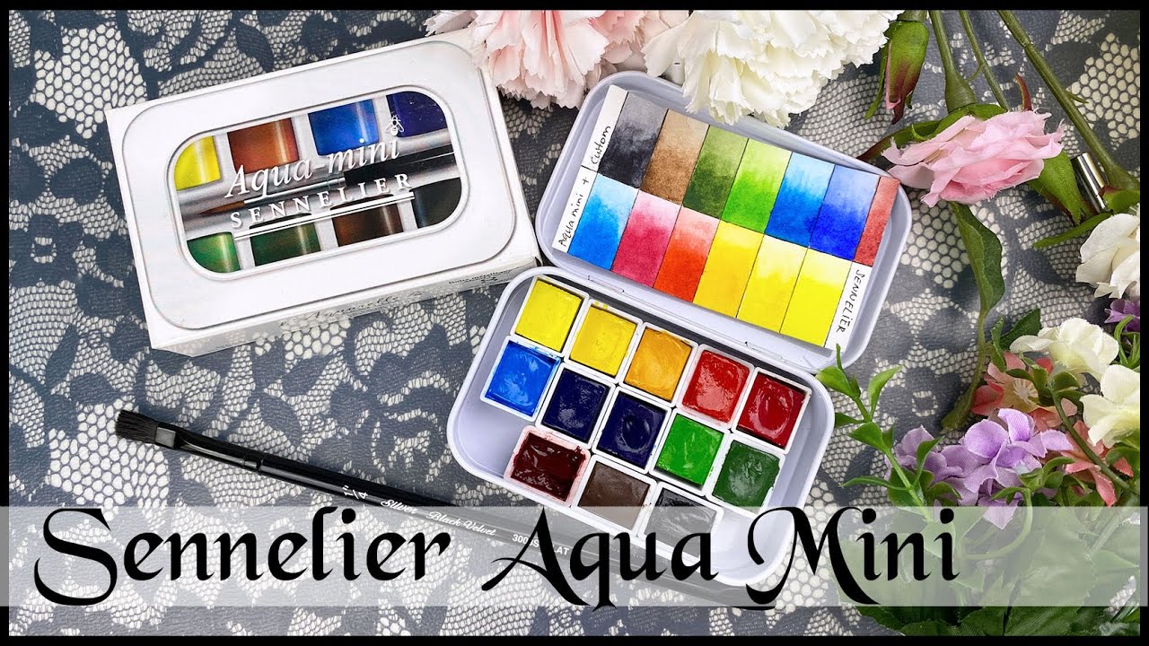 Unboxing and Modifying my Sennelier Aqua Mini Watercolor Palette