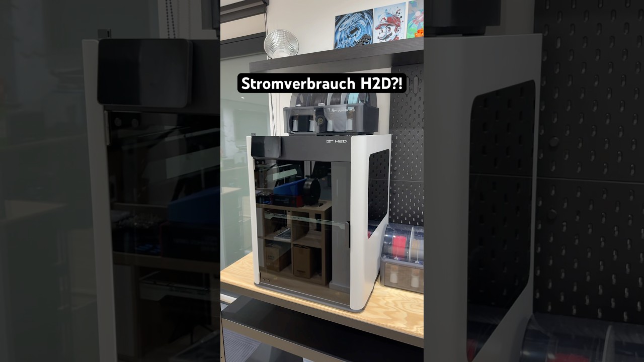 Wie viel Strom verbraucht der Bambu Lab H2D? Überraschend!