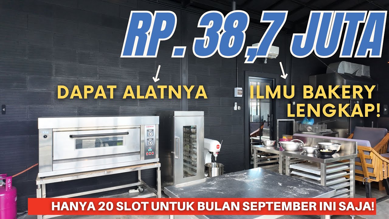 Paket Usaha Bakery Roti Manis Rp38,7 Juta – Full Alat + Training Lengkap September Ini