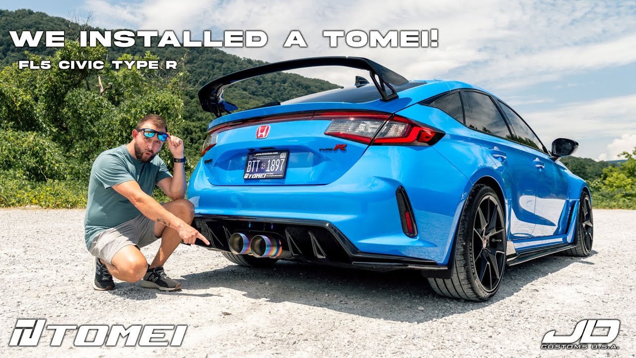 We Installed a Tomei on a FL5 Honda Civic Type R!