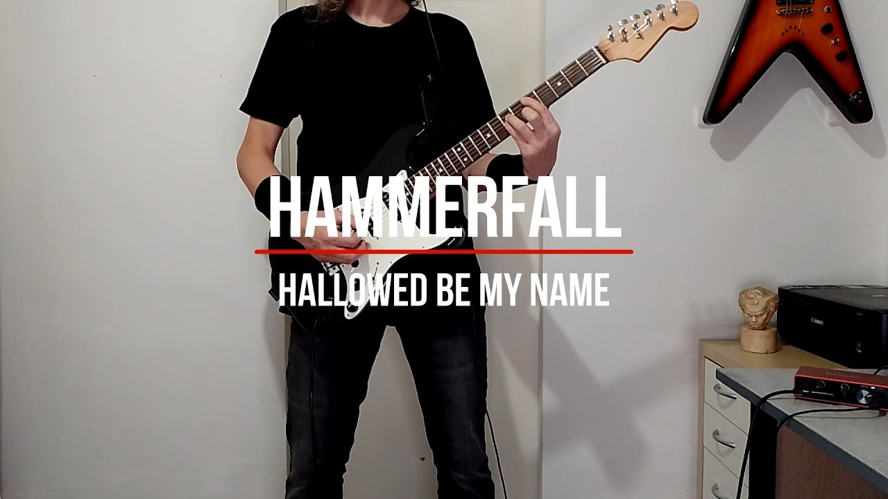 HAMMERFALL  -  Hallowed Be My Name (Rhythm Guitar Cover)